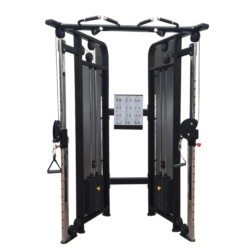 Hochwertige Funktions trainer/Multi-Gym-Fitness geräte doppelt verstellbare Riemens cheibe
