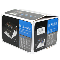 Compteuse de Billets 5800D UV/MG avec Écran LCD, Machine à Compter Multi-Devises, Détecteur de Faux Billets USD/EUR/IQD/TRY