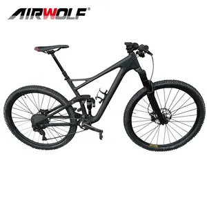 29er Đầy Đủ Đình Chỉ Carbon Mountain Bike Khung Với Đình Chỉ Ngã Ba Mtb Khung Carbon 29