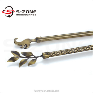 Restaurant africain décoration antique <span class=keywords><strong>bronze</strong></span> métal <span class=keywords><strong>tringle</strong></span> à rideau - Product Image 1