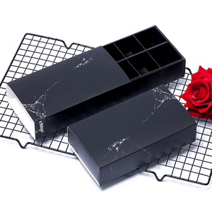 Cajón de revestimiento Uv negro de cartón de lujo, venta al por mayor, cajas de barras para la venta, caja de regalo para fechas de embalaje de Chocolate fresco - Product Image 6