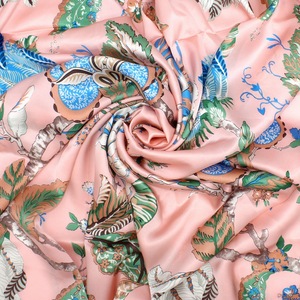 <strong>Wholesale</strong> Printed <strong>Silk</strong> <strong>Fabric</strong> 100% Mulberry <strong>Silk</strong> <strong>Fabric</strong> for Scarf /Dressing /Garment - Product Image 2