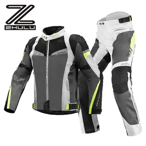 Best price Mesh men breathable anti-fall Motorcycle Jacket riding racing Suit