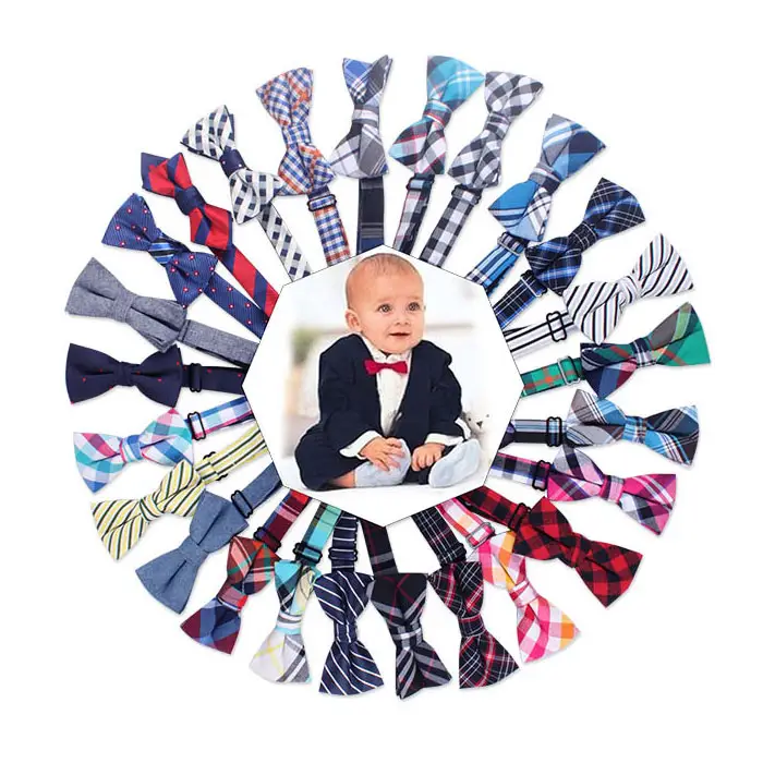 Children Bow Tie Wholesale Adorable Cotton Infant Bowtie Boys Bow Ties For Children Baby Bow Tie Kids