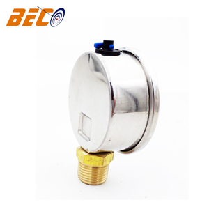 <span class=keywords><strong>Beco</strong></span> -100kpa medidor de pressão de aço inoxidável, glicerina enchida medidor de vácuo pressão de óleo industrial - Product Image 2
