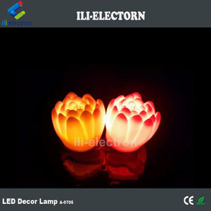 رائعة المعطي لون اللوتس زهرة led متوهجة الجدول مصابيح الديكور - Product Image 4