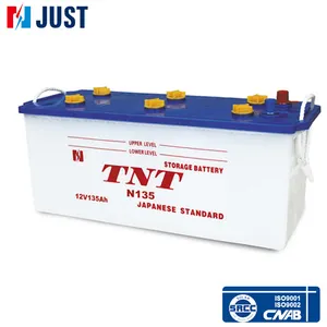 Di Vendita superiore Bus OEM JIS Standard di Piombo Acido camion bus auto Batteria 12V 135Ah