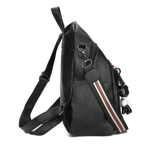 Chine Fabricants personnalisé pas cher Réutilisable Loisirs noir pu sac à dos sac à <span class=keywords><strong>main</strong></span> pour dames - Product Image 2