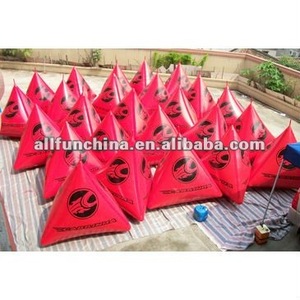 <span class=keywords><strong>nadar</strong></span> boyas inflables, forma triangular flotando para publicidad - Product Image 1