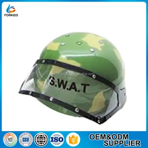 Пластиковый шлем SWAT для дошкольных ролевых игр, спасательные аксессуары, Детская Боевая игрушка
