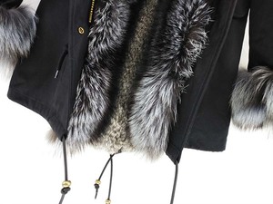 Jancoco <strong>Women</strong> Real Fur <strong>Parka</strong> Winter Warm Genuine Rabbit Fur Lining <strong>Parka</strong> Fox Fur Collar <strong>Coats</strong> - Product Image 5