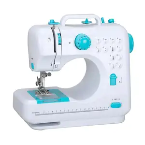 VOF-máquina de coser portátil multifunción FHSM 505, fabricante de China, con 12 puntadas