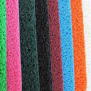Tapis de nettoyage moderne en vinyle PVC avec boucle, grattoir, tapis spaghetti lavable en rouleau, tapis de diamant sans support - Product Image 2