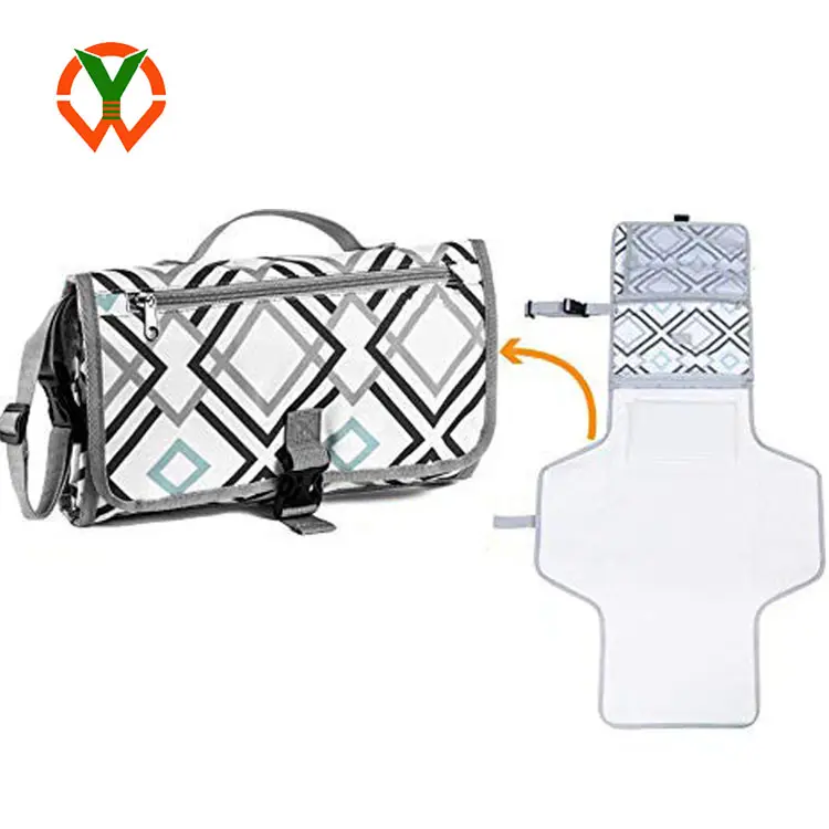 Portable Baby Changing Mat Diaper Changing Station with Head Cushion