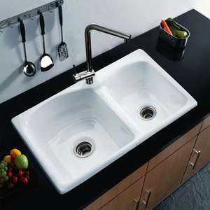 NH-6005 יצוק ברזל מטבח כיורים - Product Image 1