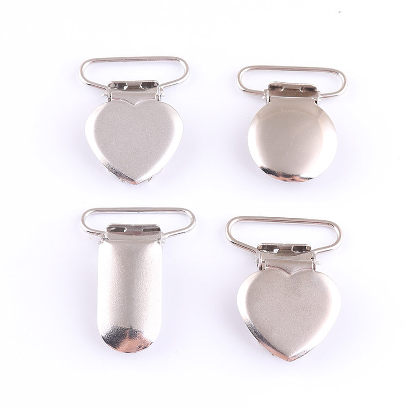 Металлические зажимы для одежды, без свинца, с логотипом на заказ, 20 мм, 25 мм, 32 мм