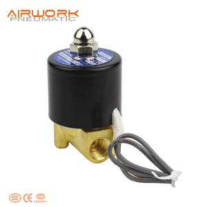 La serie 2W 2w 025 06 2w025-08 diafragma neumáticas latón válvula de solenoide normal cerca para agua - Product Image 3
