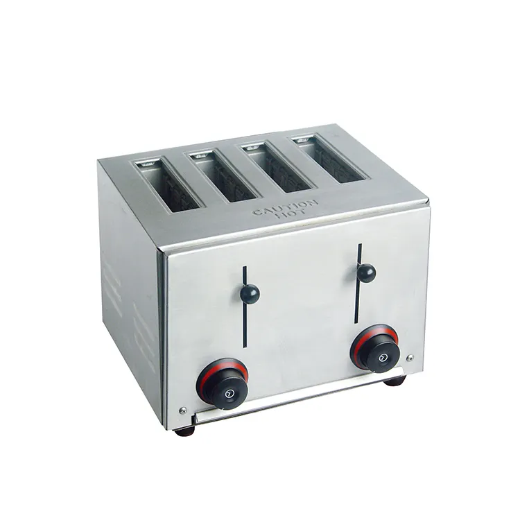 Hochwertiger kommerzieller 2/industrieller automatischer kabelloser Brot-Hot-Dog-Scheiben-Toaster
