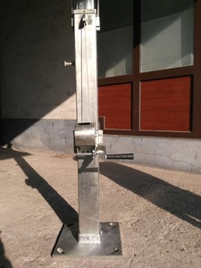 Mât télescopique de treuil de 4 m à 10 m en acier galvanisé pour écran LED extérieur et antenne radioamateur - Product Image 2