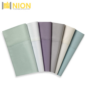 Eucalyptus <strong>Bedding</strong> Set <strong>Sheets</strong> <strong>Cool</strong> Touch Lyocell Fabric with Full Package Customize Service - Product Image 1