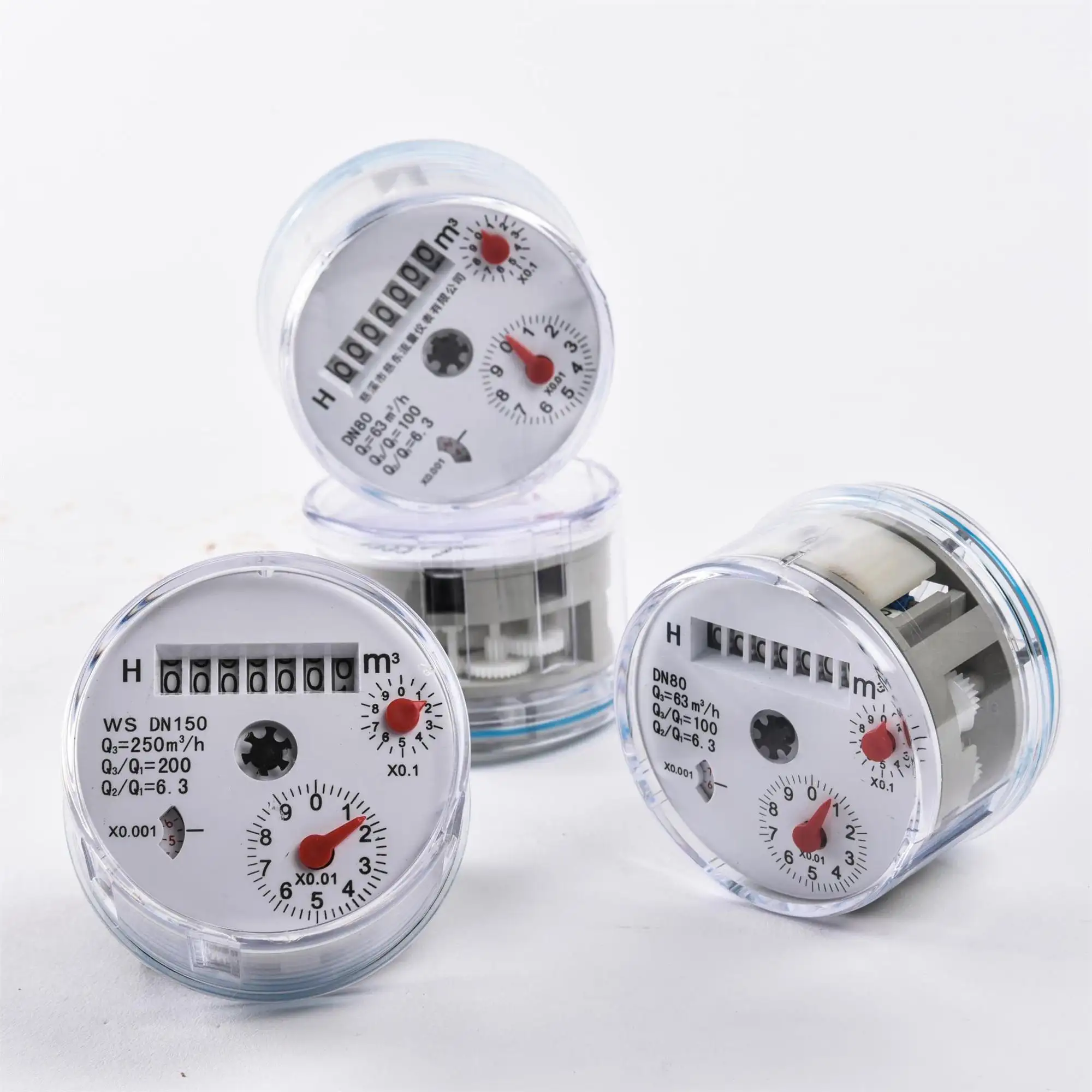 Piezas de conector de latón con sello mecánico medidor de agua digital de un solo chorro en venta