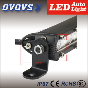 Ovovs jgl tractor campo a través de una sola fila 126 W LED barra ligera del soporte de montaje para camiones - Product Image 5