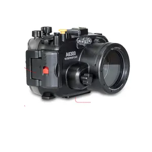 البحر الضفادع A6300 كاميرا مقاومة للماء حالة لسوني A6300 مع 16-50 مللي متر عدسة الغوص التصوير المكائن