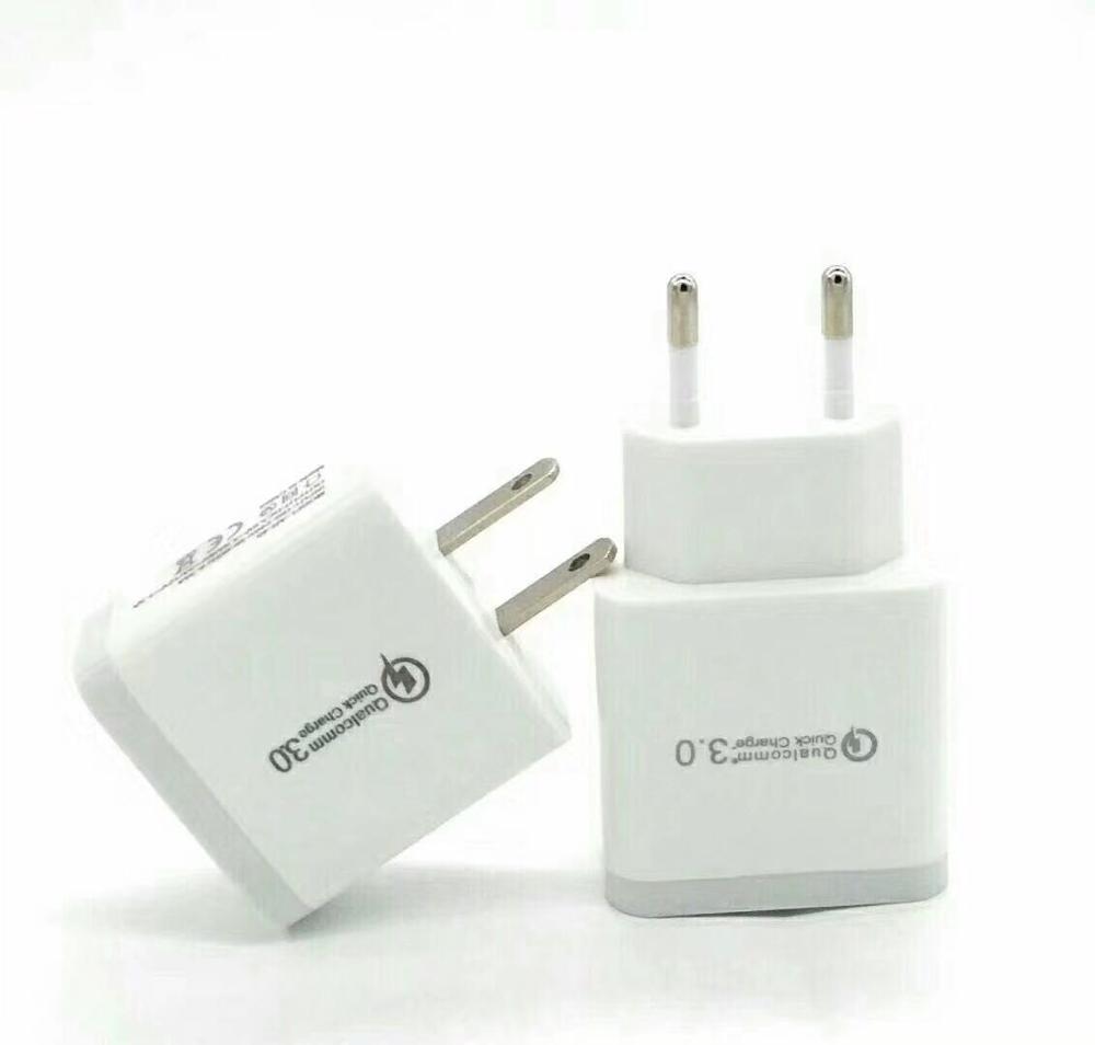 Быстрое зарядное устройство AICOO с разъемом QC 3,0, быстрое зарядное устройство, быстрое Сетевое зарядное устройство для телефона, USB-зарядное устройство для США, ЕС разъ