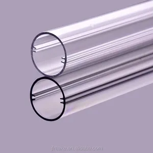 Factory Best Price Clear Plastic Hollow Acrylic Pipe With Solt