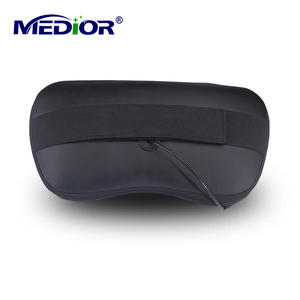 <span class=keywords><strong>Medior</strong></span>-almohada de masaje Shiatsu para el hogar, cojín de masaje de relajación corporal con calefacción eléctrica portátil, vibrador para cuello y cabeza, CC de 12V y 2A - Product Image 2