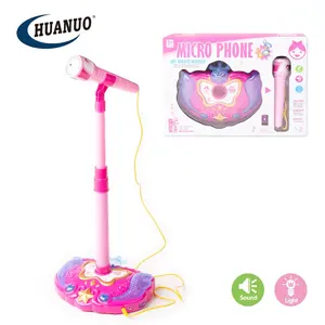 baby toy musical instrument set battery operated karaoke music kids microphone stand