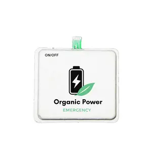 Banco de energía móvil Biodegradable, Mini regalo personalizado de marca, con cable de 3000mah