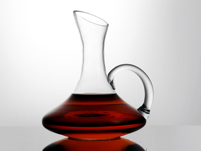 1500ML Big Decanter Handmade Crystal Red Wine Brandy Champagne Glasses Decanter Bottle