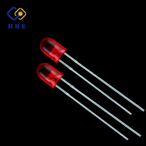 5mm rouge diffuse ovale LED diode pour <span class=keywords><strong>l</strong></span>'affichage ou signe - Product Image 3