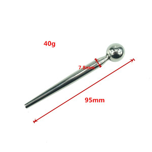 Tapón Uretral de Acero Inoxidable de 4*96 mm, Inserto de Bola para Pene, Juguetes Sexuales - Product Image 2