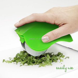 Picadora de hierbas súper afilada de 6 cuchillas para picar frutas y verduras, cocina, verduras, picar hierbas, rodillos rodantes - Product Image 1