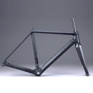 50/52/54/56/58/60Cm Kích Thước <span class=keywords><strong>Cyclocross</strong></span> Sỏi Đĩa Đường Khung Xe Đạp - Product Image 3