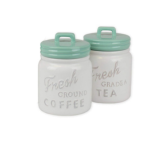 Kitchen <strong>Container</strong> Sets Storage Jar Ceramic <strong>Flour</strong> Tea Sugar Coffee Canister - Product Image 2
