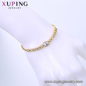 75296 xuping braccialetto di fascino 24 k <span class=keywords><strong>oro</strong></span> bracciali gioielli per le donne - Product Image 6