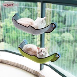 Cama Extraíble con Diseño de Cara de Gato para Mascotas, Material de Tela de Fieltro para Dormir, Hamaca para Mascotas - Product Image 3