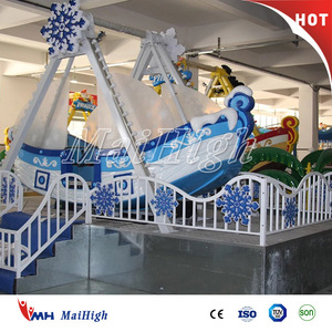 Mini manège de fête foraine, petit <span class=keywords><strong>bateau</strong></span> <span class=keywords><strong>pirate</strong></span> avec remorque pour enfants - Product Image 6