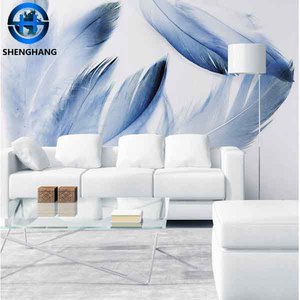 <span class=keywords><strong>Papel</strong></span> Tapiz 8D Efecto Hermoso 2020, <span class=keywords><strong>Papel</strong></span> Tapiz Popular con Forma de Pluma, <span class=keywords><strong>Papel</strong></span> Tapiz Morado - Product Image 3