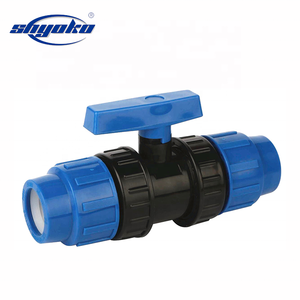 Nuôi trồng thủy sản/Thủy lợi PP nén Công Đoàn bóng van PP nhỏ gọn van 1 1/2 ''3/4'' <span class=keywords><strong>PE</strong></span> van - Product Image 4