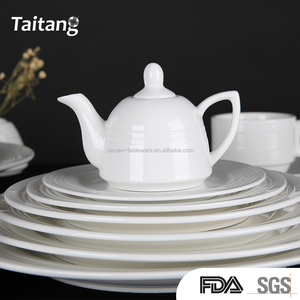 Hotel uso 12 personas blanco de cena de porcelana - Product Image 6