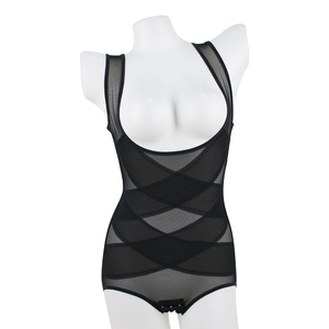 S-SHAPER Body Modellante da Donna con Busto Aperto in Spandex, Traspirante e Imbottito, Abbigliamento Fitness Lavorato a Maglia, <span class=keywords><strong>Taglia</strong></span> 3XL per Adulti - Product Image 4