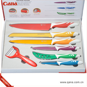 QANA fabbrica all'ingrosso OEM di alta qualità damasco in acciaio inox <span class=keywords><strong>cucina</strong></span> svizzera coltello <span class=keywords><strong>da</strong></span> macellaio blocco magnetico coltello mannaia - Product Image 2