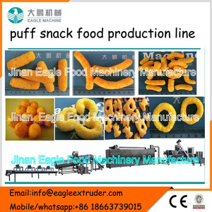Ekstruder mısır çubukları üretimi mısır patlağı aperatif yemek yapma makinesi - Product Image 3