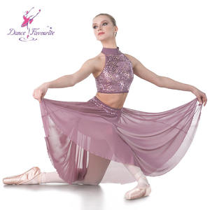Balletto, Lirica e di Danza Contemporanea Costume di Paillettes Halter Top <span class=keywords><strong>Reggiseno</strong></span> <span class=keywords><strong>con</strong></span> Molle Della Maglia Del Vestito 18005 - Product Image 6