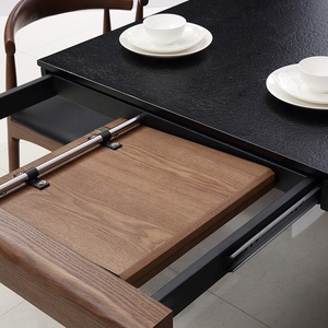 Jasiway Mobili Per La Casa di Lusso di Pietra Che Brucia Da Cucina In Legno <span class=keywords><strong>6</strong></span> <span class=keywords><strong>Sedie</strong></span> Moderno <span class=keywords><strong>Tavolo</strong></span> Da Pranzo <span class=keywords><strong>Allungabile</strong></span> - Product Image 4