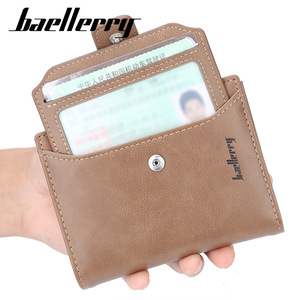 Baellerry 2019 New Style <strong>Men's</strong> Short Section PU Leather Wallets With Hasp,Blocking Coin <strong>Purse</strong> Card Holder Case <strong>for</strong> <strong>Man</strong> - Product Image 5